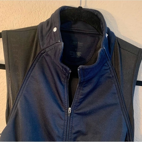 Calvin Klein Performance Jacket Small 2-in-1 Convertible Sport Jacket ZipUp CK - Picture 8 of 13